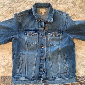 Madewell Oversized Trucker Jean Jacket Medium